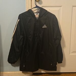 Adidas half-zip youth rain jacket